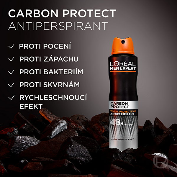 Antiperspirant ve spreji Carbon Protect Antiperspirant 150 ml
