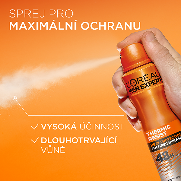 Antiperspirant ve spreji Men Expert Thermic Resist 150 ml