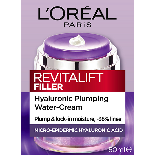 Hydratační krém Filler Hyaluronic Plumping Water-Cream 50 ml