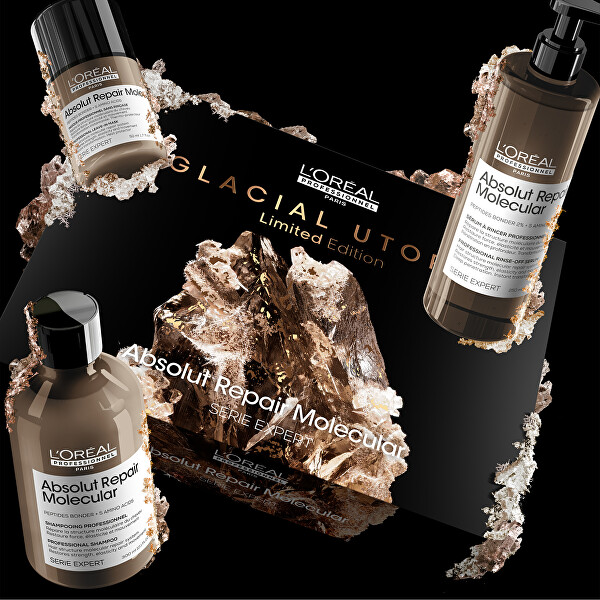 Set regalo per trattamento dei capelli danneggiati Absolut Repair Molecular Trio