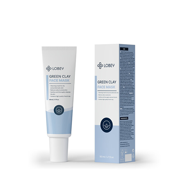 Pleťová maska se zeleným jílem Green Clay Face Mask 50 ml