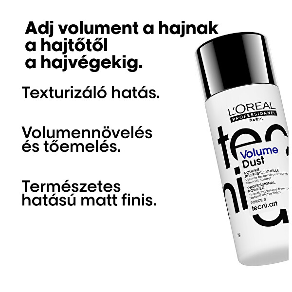 Dúsító és formázó hajpúder (Volume And Texture Powder) 7g