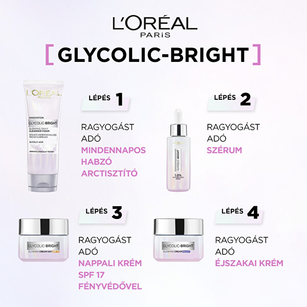 Rozjasňující noční krém Glycolic Bright (Glowing Night Cream) 50 ml