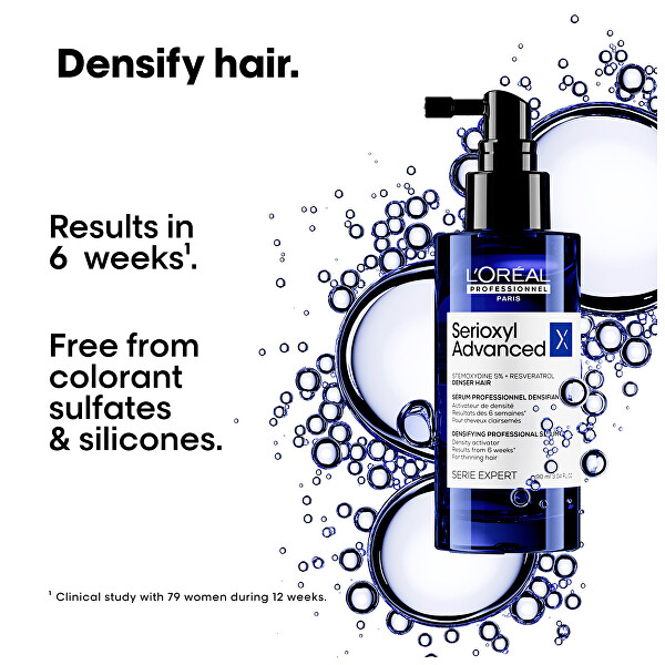 Szérum ritkuló hajra Serioxyl Advanced Density (Activator Serum) 90 ml