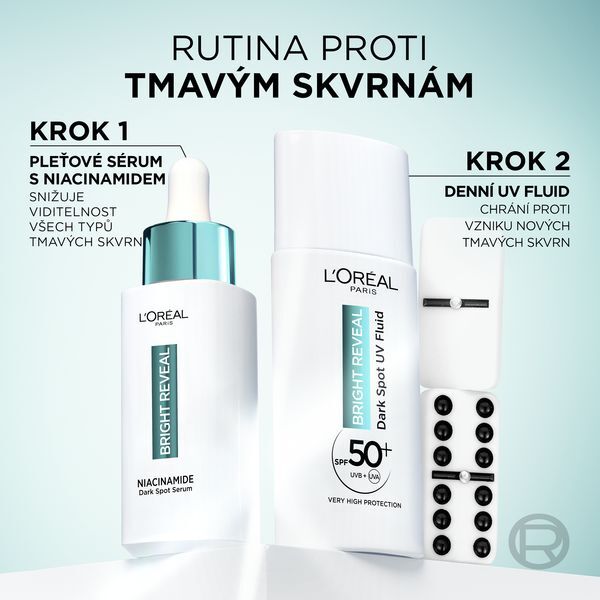 Sérum proti tmavým skvrnám s niacinamidem Bright Reveal (Dark Spot Serum) 30 ml