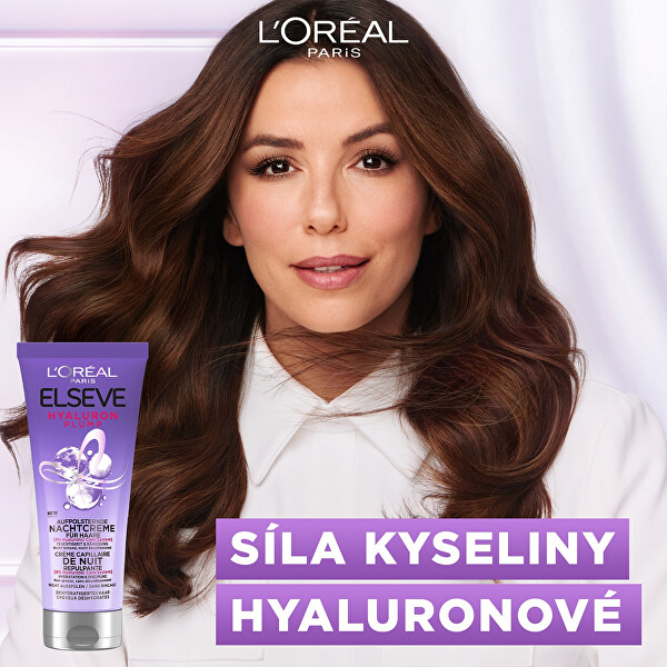 Vyplňujúci nočný krém na vlasy Elseve Hyaluron Plump (Plumping Night Cream) 200 ml