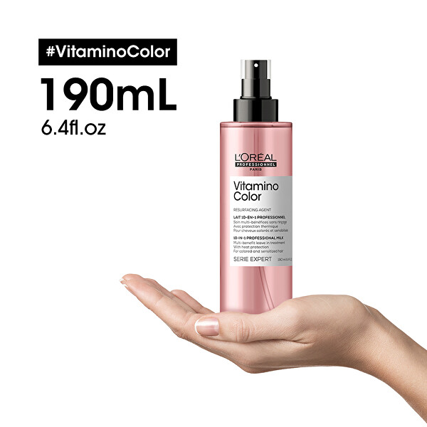 Spray capelli multiuso Serie Expert Vitamino Color (10-in1 Professional Milk) 190 ml