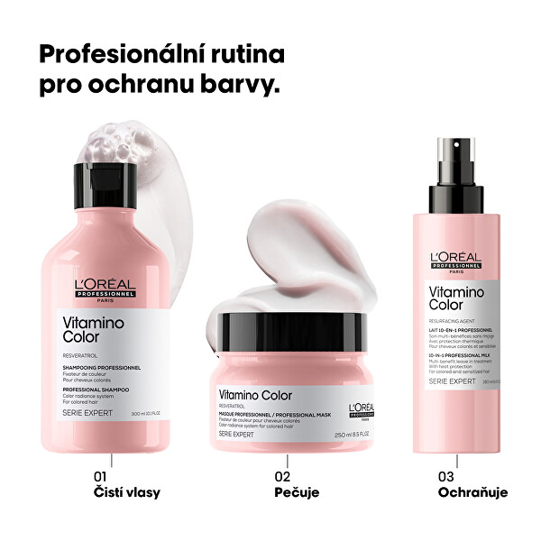 Zdokonalující víceúčelový sprej Serie Expert Vitamino Color (10-in1 Professional Milk) 190 ml