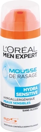 Spumă de ras hidratantă pentru pielea sensibilă Men Expert (Hydra Sensitive Shaving Foam) 200 ml