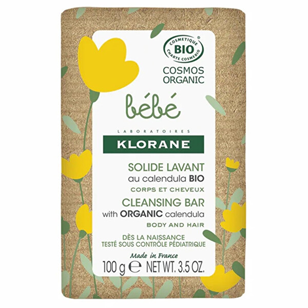 Jemné mýdlo s Bio měsíčkem Bébé (Cleansing Bar) 100 g