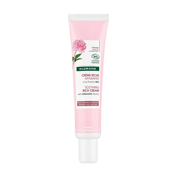 Crema lenitiva Peonia BIO per pelli sensibili e secche (Soothing Rich Cream) 40 ml