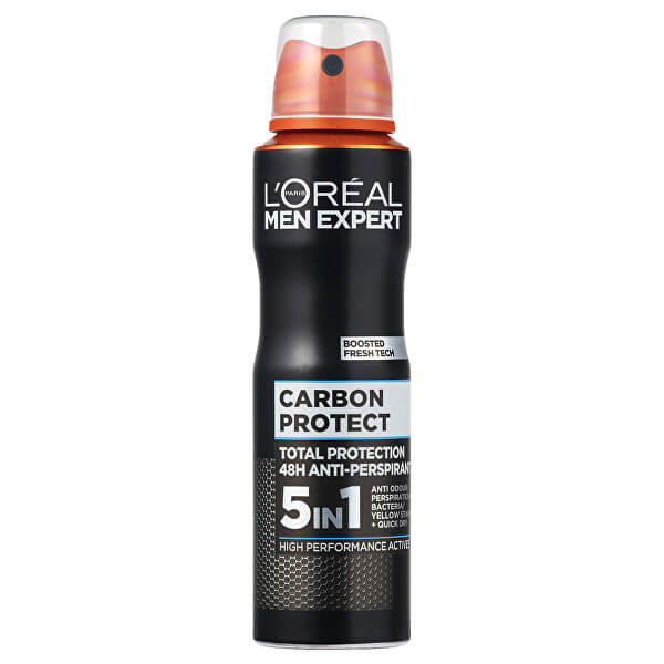 Antiperspirant v spreji pre mužov Carbon Protect 5v1 150 ml