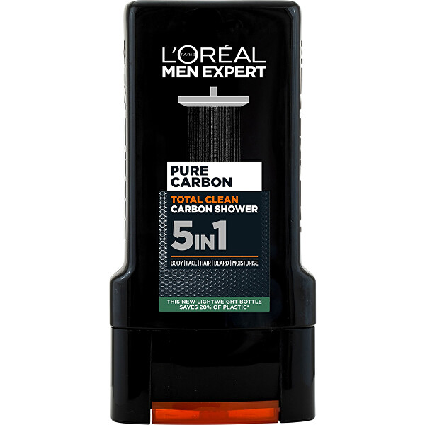 Sprchový gel Men Expert Pure Carbon (Total Clean Carbon Shower) 300 ml