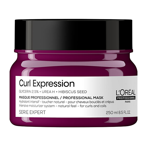 Intenzivní hydratační maska pro kudrnaté a vlnité vlasy Curl Expression Intensive Moisturizing (Professional Mask) 250 ml