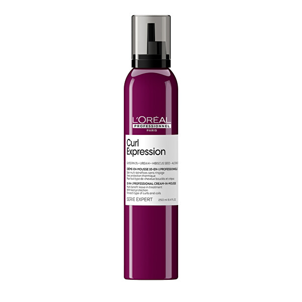 Multifunkční krémová pěna pro kudrnaté a vlnité vlasy Curl Expression 10-in-1 (Professional Cream-in-Mousse) 250 ml