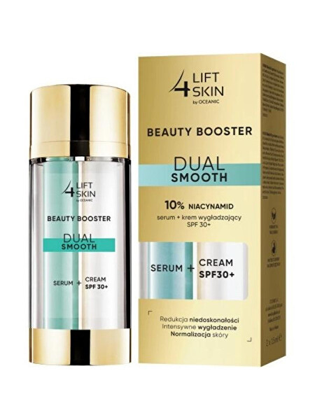 Îngrijire pentru netezirea pielii Beauty Booster Dual Smooth 2 x 15 ml