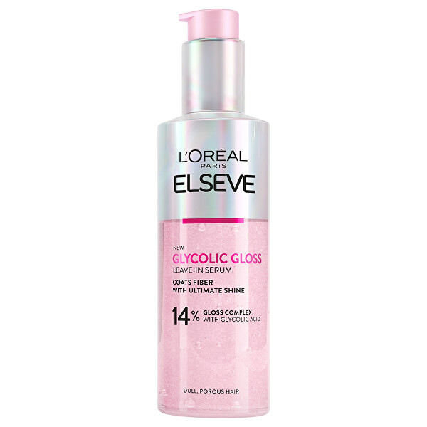 Bezoplachové sérum pro lesk vlasů Elseve Glycolic Gloss (Leave-In Serum) 150 ml