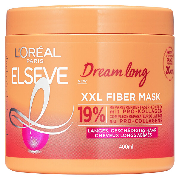 Maschera ristrutturante per capelli Elseve Dream Long XXL Fiber (Mask) 400 ml