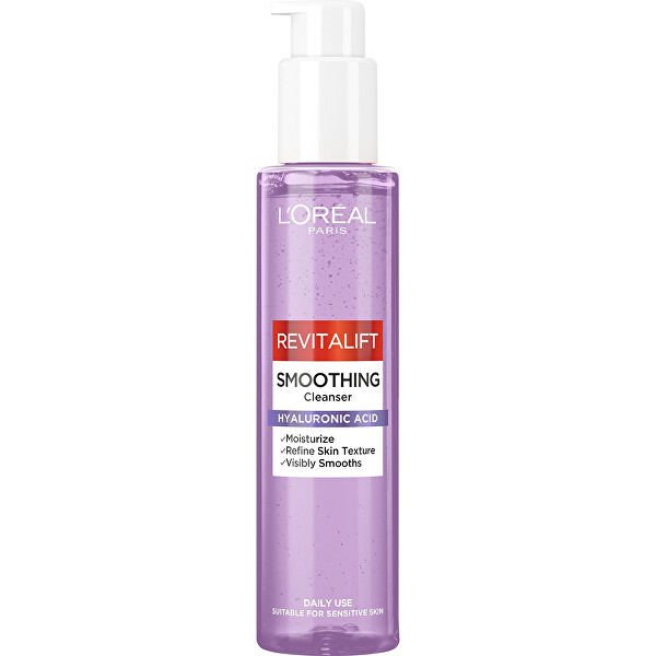 Gel de curățare netezitor cu acid hialuronic Revitalift (Smoothing Cleanser) 150 ml