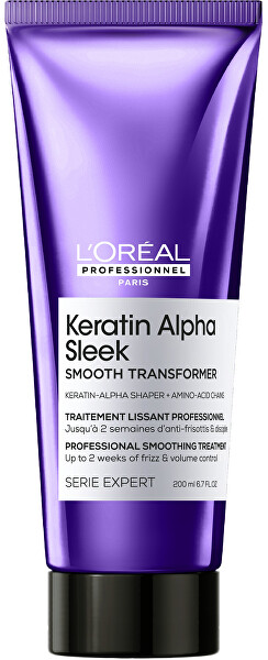 Uhlazující kúra Keratin Alpha Sleek Treatment 200 ml