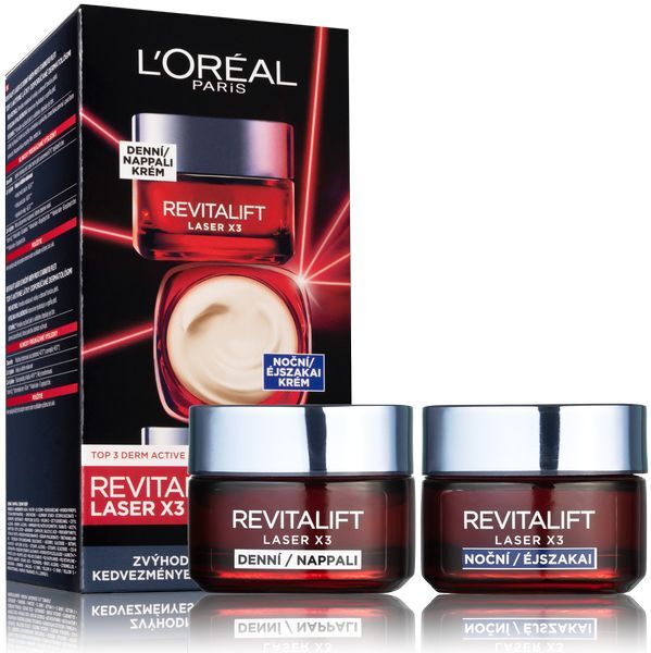 Set cosmetico per il ringiovanimento cutaneo Revitalift Laser X3