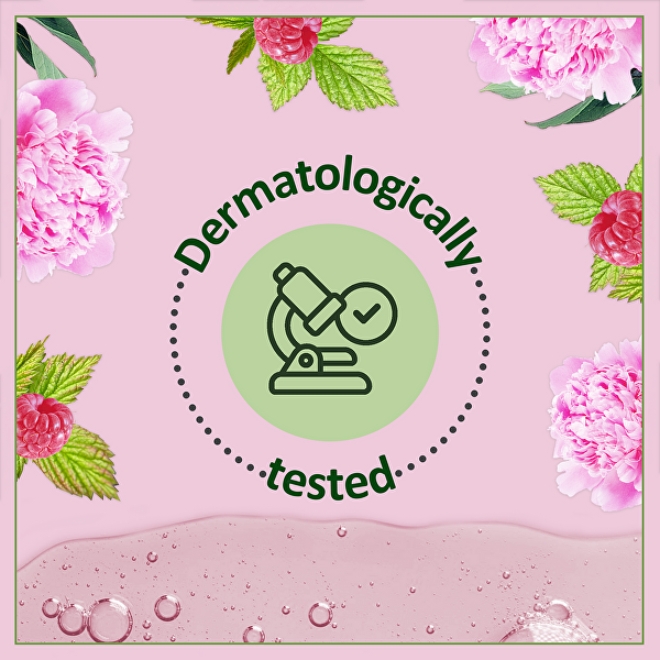 Krémový sprchový gel Bio Raspberry & Peony 250 ml