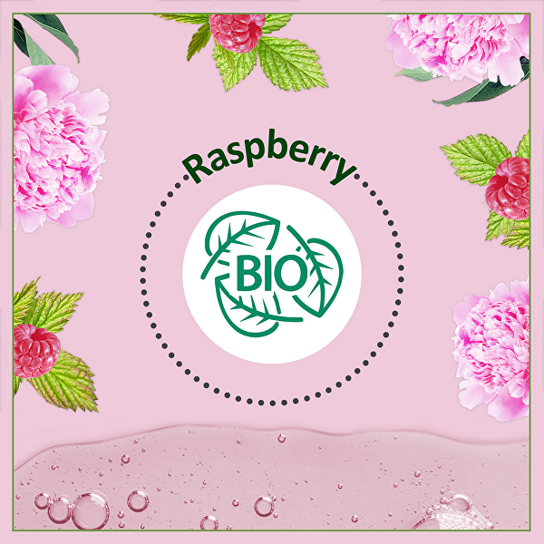 Krémový sprchový gel Bio Raspberry & Peony 400 ml