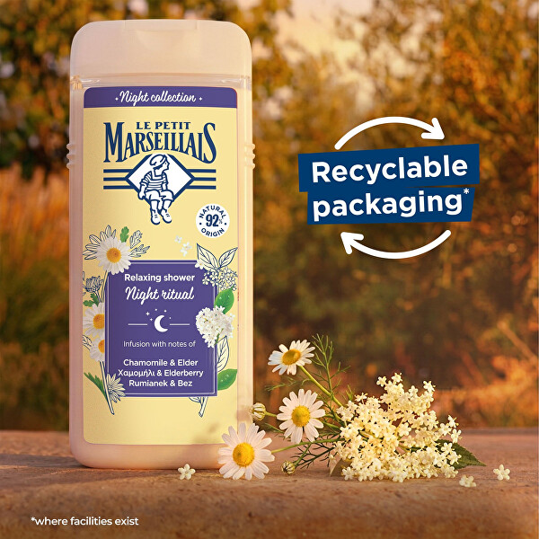 Sprchový gel Night Collection Chamomile & Elder 650 ml