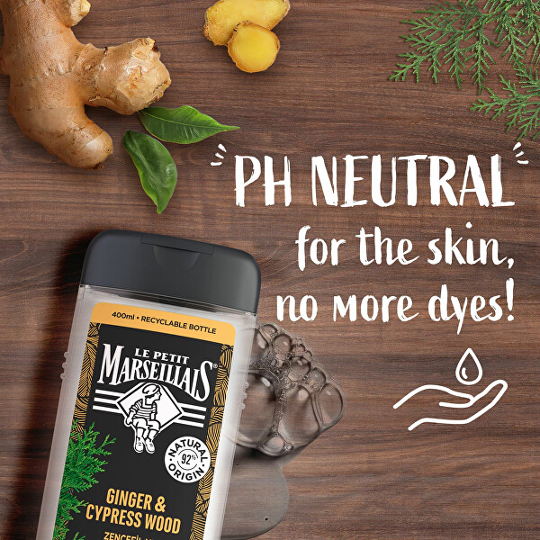 Sprchový gel 4v1 Ginger & Cypress Wood Shower Gel 400 ml