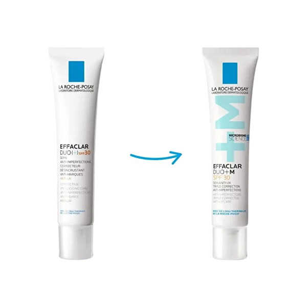 Korekční obnovující krém proti nedokonalostem pleti SPF 30 Effaclar DUO + (Corrective and Unclogging Anti-Imperfection Care) 40 ml