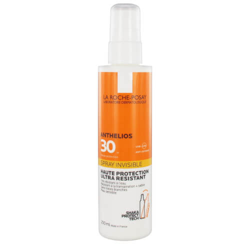 Sprej na opalování pro citlivou pokožku SPF 30 Anthelios (Invisible Spray Ultra Resistant) 200 ml