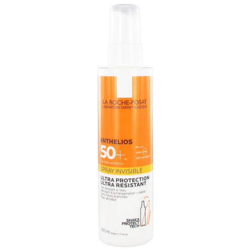 Sprej na opaľovanie pre citlivú pokožku SPF 50+ Anthelios (Invisible Spray Ultra Resistant) 200 ml