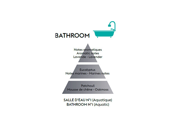 Geruchsneutraler Diffusor im Badezimmer Cube Aquatic (Anti-odour Bathroom) 125 ml