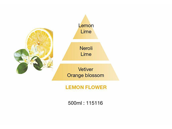 Náplň do difuzéra Citrónový kvet Lemon Flower (Bouquet Recharge/Refill) 200 ml