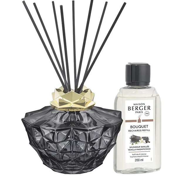 Set regalo diffusore di aromi Kali black + ricarica Magnificent Vanilla 200 ml