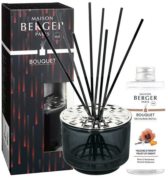 Set regalo diffusore di aromi Variation nero + ricarica Velluto d'Oriente 200 ml