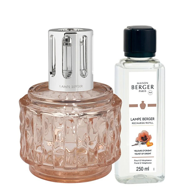 Set regalo lampada catalitica Variation nude + ricarica Velluto dell‘Oriente 250 ml