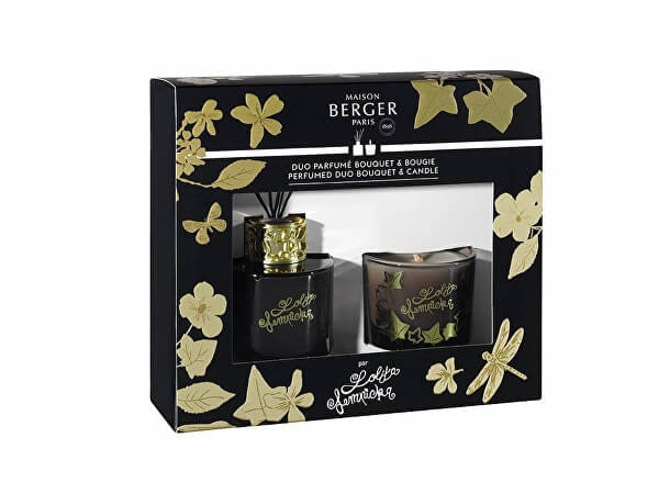 Set regalo Lolita Lempicka diffusore 80 ml + candela 80 g nero