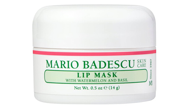 Hydratační maska na rty (Lip Mask With Watermelon & Basil) 14 ml