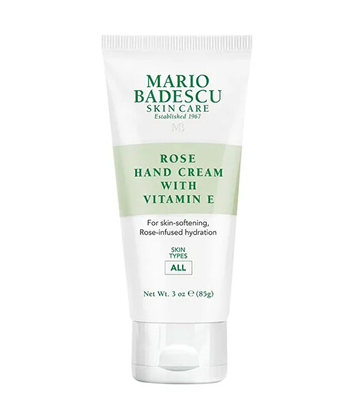 Krém na ruce s vitamínem E (Rose Hand Cream with Vitamin E) 85 g