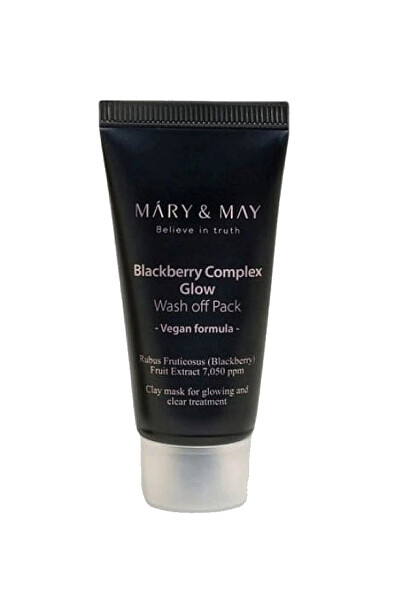 Pleťová maska Blackberry Complex Glow Wash Off Pack 30 g