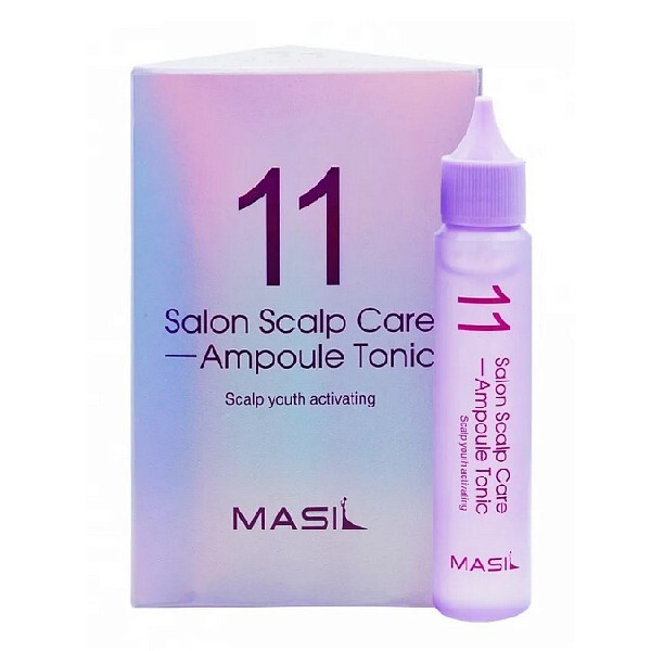 Zklidňující tonikum na vlasovou pokožku 11 (Salon Scalp Care Ampoule Tonic) 4 x 30 ml