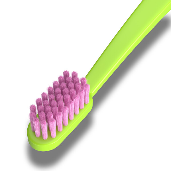 Zubní kartáček Ultra Soft Růžový/Zelený 2 ks