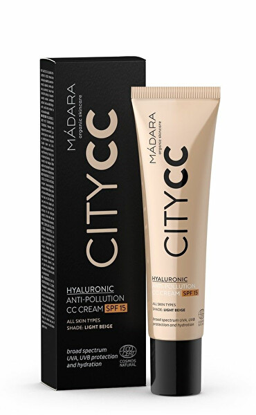 CC krém SPF 15 Light Citycc (Hyaluronic Anti-Pollution Cc Cream) 40 ml