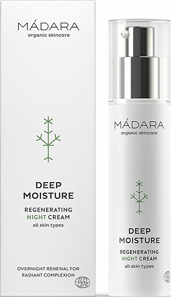 Crema viso rigenerante notte Deep Moisture (Regenerating Night Cream) 50 ml