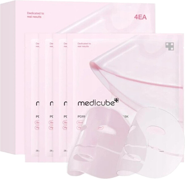 Kolagenová gelová maska PDRN Pink (Collagen Gel Mask) 4 x 28 g