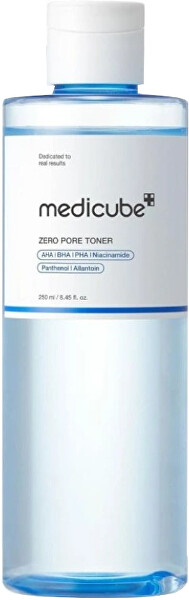 Hydratační a exfoliační pleťové tonikum Zero Pore (Toner) 250 ml