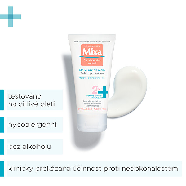 Hydratační krém 2v1 proti nedokonalostem Sensitive Skin Expert (Anti-Imperfection Moisturizing Cream) 50 ml