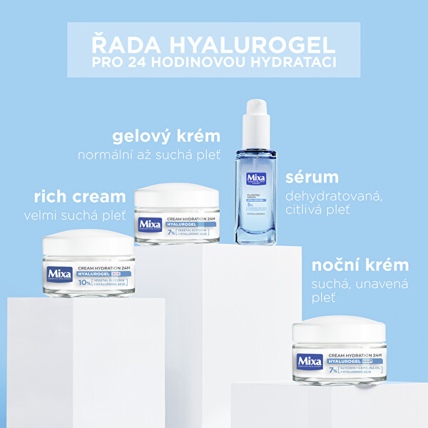 Intenzivně hydratační denní krém (Hyalurogel Rich Cream) 50 ml