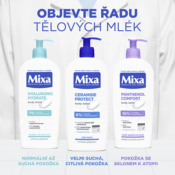 Lehké hydratační tělové mléko pro suchou a citlivou pokožku Hyalurogel (Intensive Hydrating Milk) 400 ml